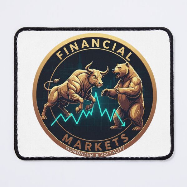 Item preview, Financial Markets: Bull vs. Bear Emblem designed and sold by CadDesignerr.