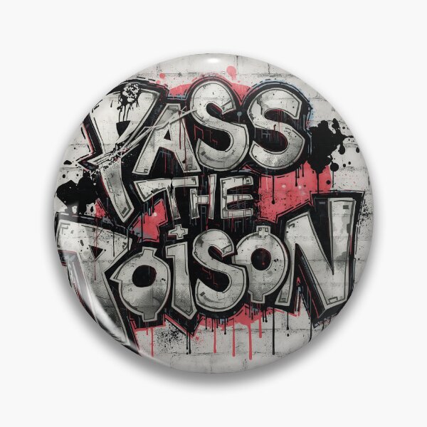 Item preview, Pass The Poison Graffiti Street Art designed and sold by shestiger.