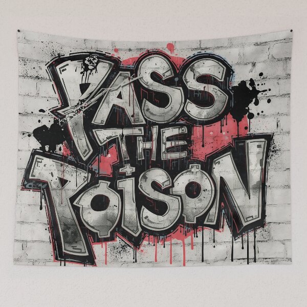Item preview, Pass The Poison Graffiti Street Art designed and sold by shestiger.