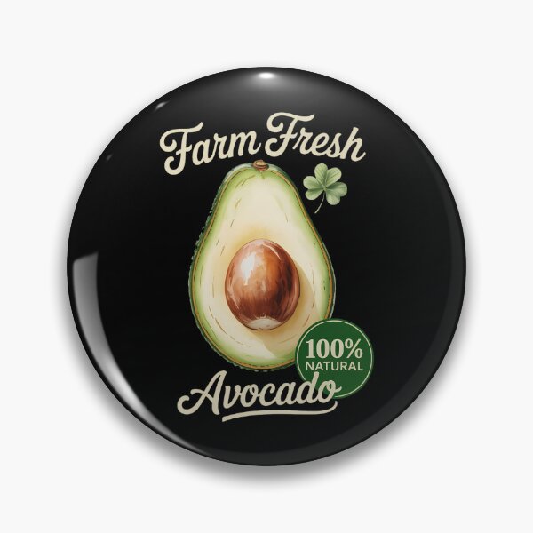 Item preview, Farm Fresh Organic Avocado Farmer's Market Homegrown designed and sold by PunkNation-Arts.