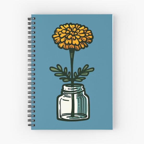 Item preview, Marigold in jar October Birth Flower sticker designed and sold by SomniferumWars.