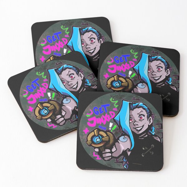 Item preview, Jinx Arcane - Get Jinxed ! League of Legends designed and sold by Milyuyus.