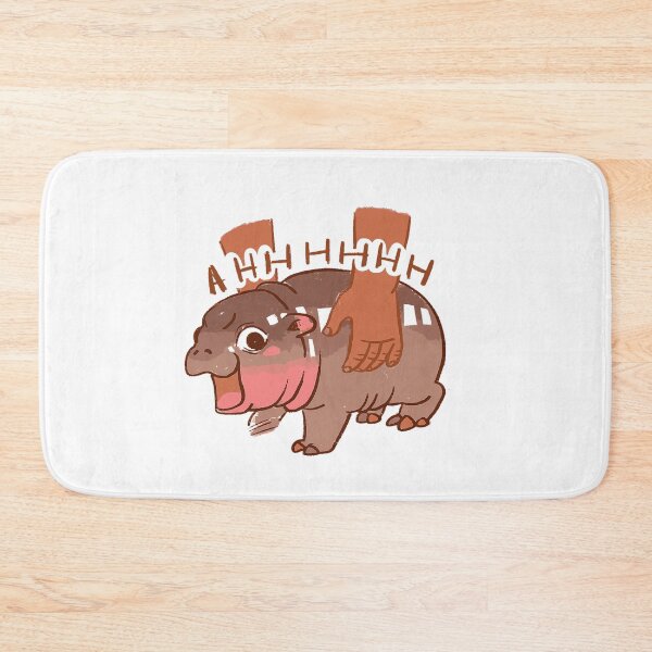 Item preview, Moo Deng Bouncy Pig in Thai Picture The Cute Baby Hippo  designed and sold by RobertTree.