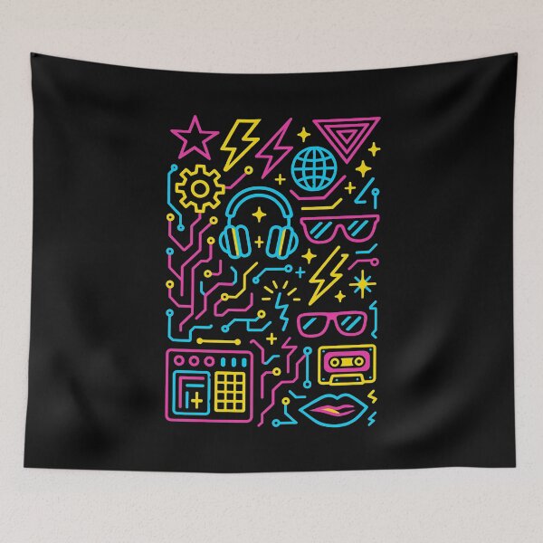 Item preview, Neon Techno Punk Electric Design  designed and sold by UNK-Fatigues.