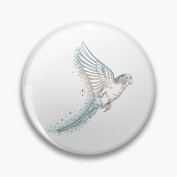 Item preview, Budgie Parakeet Memorial Forever My Little Chirp designed and sold by Blok45.