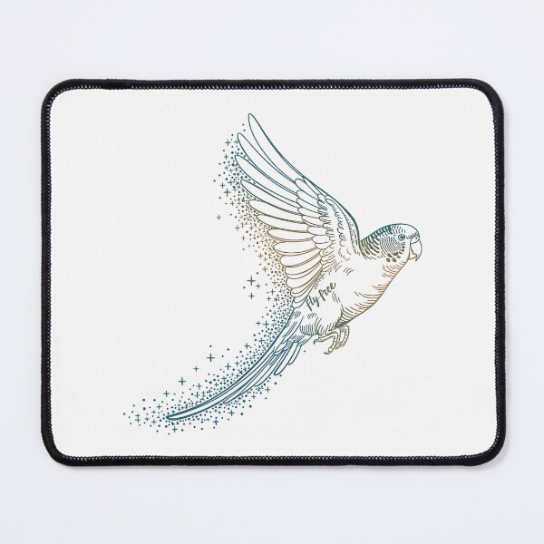 Item preview, Budgie Parakeet Memorial Forever My Little Chirp designed and sold by Blok45.