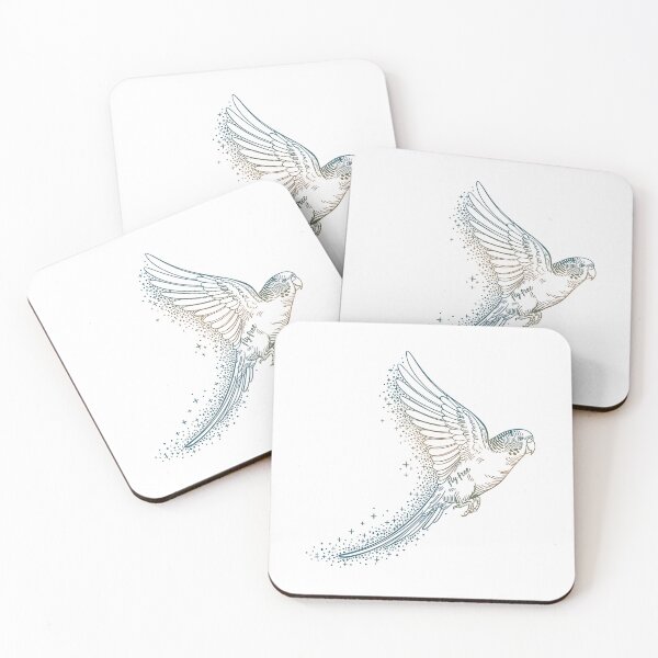 Item preview, Budgie Parakeet Memorial Forever My Little Chirp designed and sold by Blok45.