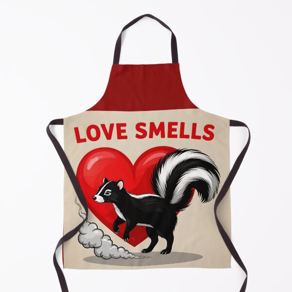Item preview, love smells stinky skunk colorful design designed and sold by SmashingDeals.