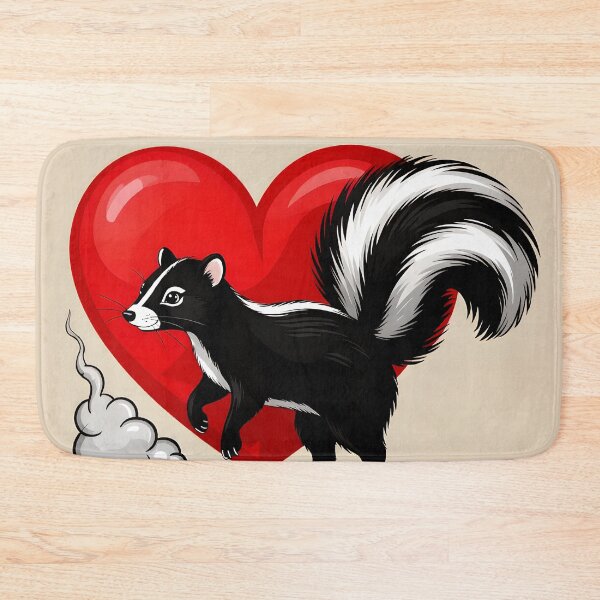 Item preview, love smells stinky skunk colorful design designed and sold by SmashingDeals.