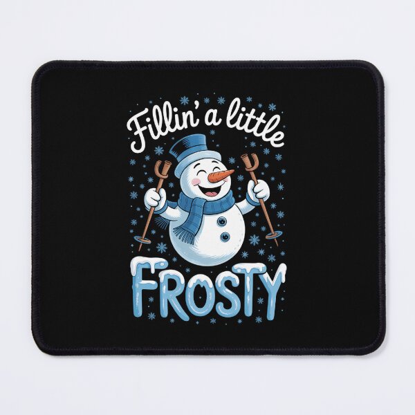 Item preview, Feelin' a Little Frosty Christmas Freeze Snowman Holiday designed and sold by PunkNation-Arts.