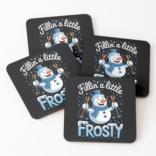 Item preview, Feelin' a Little Frosty Christmas Freeze Snowman Holiday designed and sold by PunkNation-Arts.
