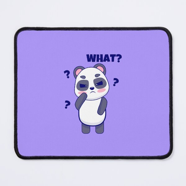 Item preview, Kawaii Panda Meme – Cute Funny "What?" Expression designed and sold by IrinaCuteLab.