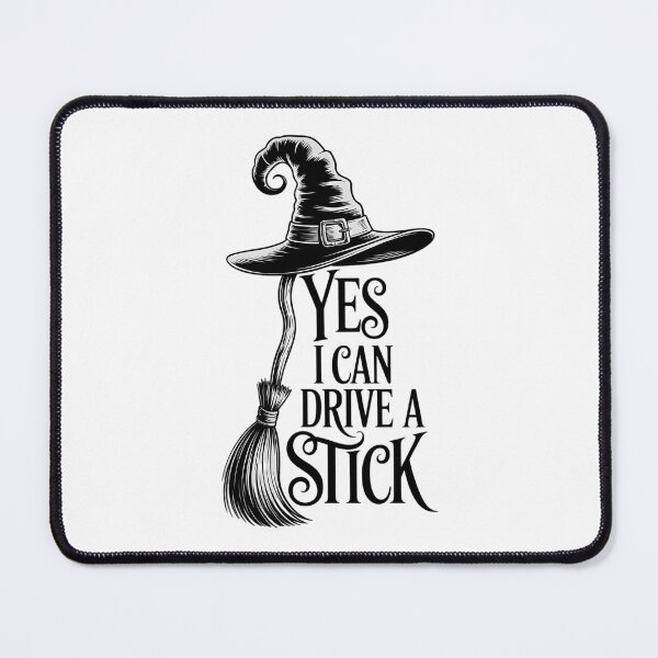 Item preview, Yes I Can Drive A Stick Funny Halloween Spooky Witch designed and sold by ValerieRodrigue.