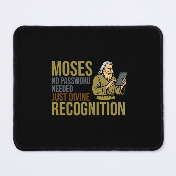 Item preview, Moses Tech Humor – Divine Recognition Funny Tablet Design designed and sold by Krmdesign.