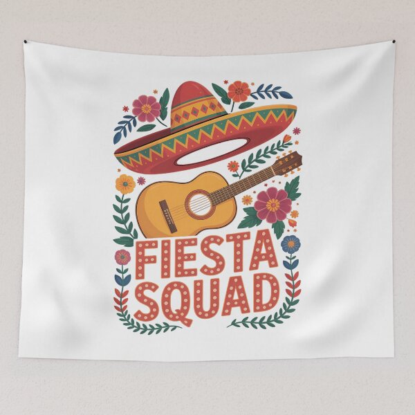 Item preview, Fiesta Squad Cinco De Mayo Let's Fiesta Mexican designed and sold by PunkNation-Arts.