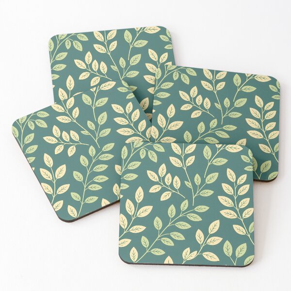 Item preview, Dark Green Theme, Botanical Leaves, Minimalist Modern Stylize, Repeated Texture Pattern (image size 8320x12480) designed and sold by Digital-Davinci.