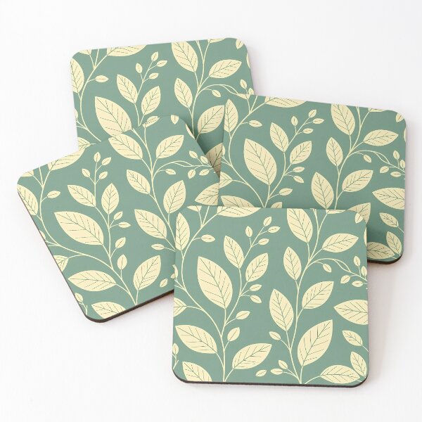 Item preview,  Dark Green Theme, Botanical Leaves, Minimalist Modern Stylize, Repeated Texture Pattern (image size 8320x12480) designed and sold by Digital-Davinci.