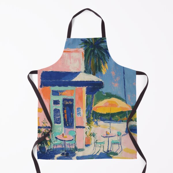 Item preview, Ice cream cafe in Miami painting pastel colors designed and sold by ArtHouseNiklas.