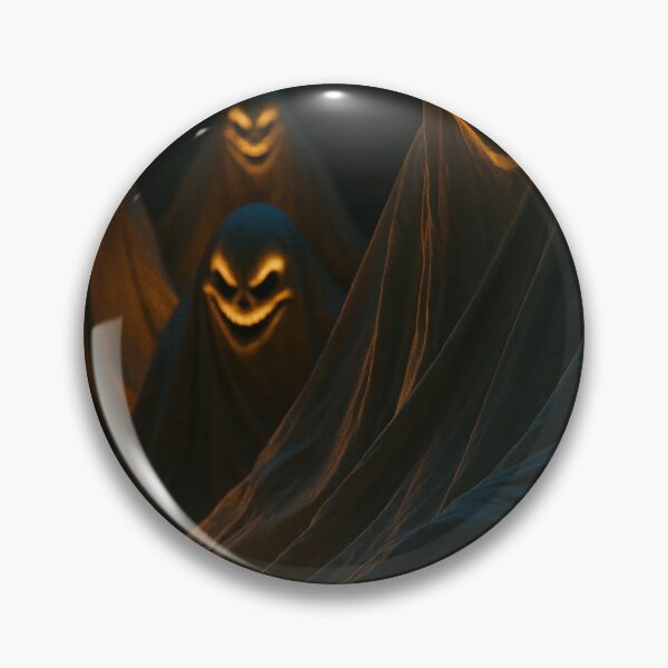 Item preview, Orange Spooky Smile Halloween Ghosts - Scary Decoration designed and sold by Lyvion design.