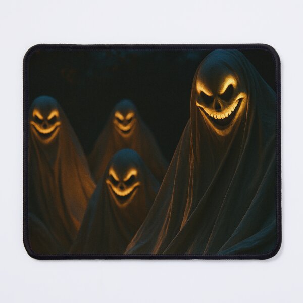 Item preview, Orange Spooky Smile Halloween Ghosts - Scary Decoration designed and sold by Lyvion design.