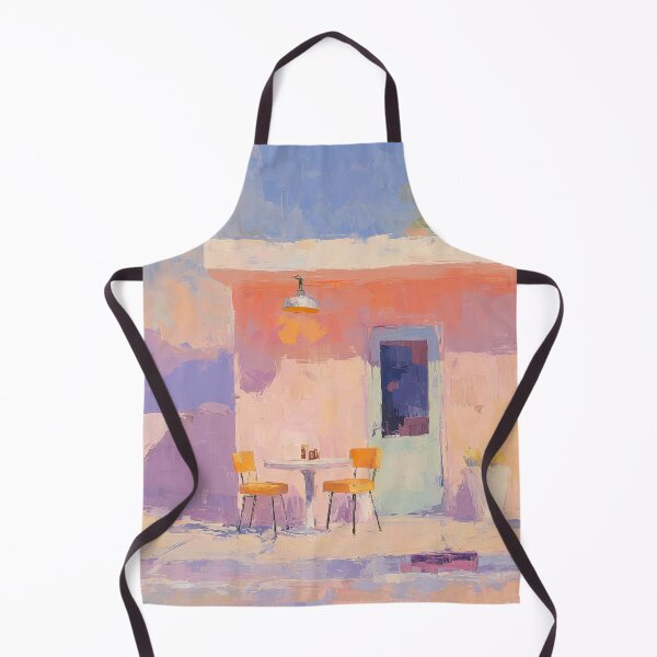 Item preview, Abstract oil painting Diner in the desert designed and sold by ArtHouseNiklas.