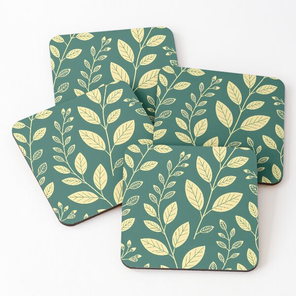 Item preview, Dark Green Theme, Botanical Leaves, Minimalist Modern Stylize, Repeated Texture Pattern (image size 8320x12480) designed and sold by Digital-Davinci.