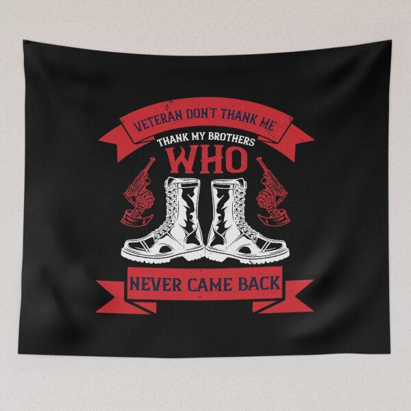 Item preview, Veteran Dont Thank Me Thank My Brothers Who Never Back Jacob Zelazny Transparent	 designed and sold by qvbjevvkdfi76.