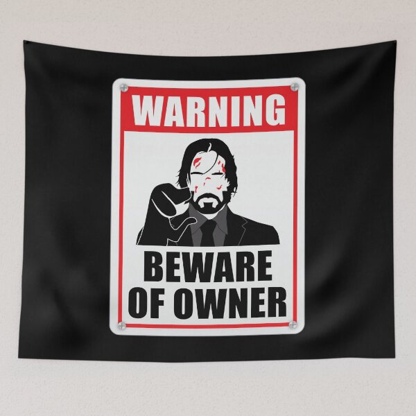 Item preview, WARNING BEWARE OF OWNER 	 designed and sold by qlfoxvmvzla1.