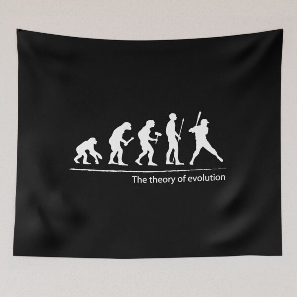 Item preview, The Theory Of Evolution(Baseball) designed and sold by Janaerzog.
