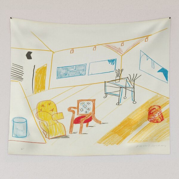 Item preview, David Hockney designed and sold by FEUVSD.