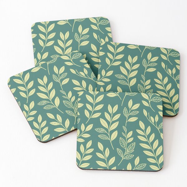 Item preview, Dark Green Theme, Botanical Leaves, Minimalist Modern Stylize, Repeated Texture Pattern (image size 8320x12480) designed and sold by Digital-Davinci.