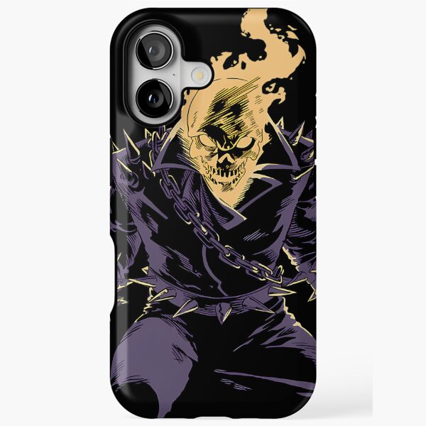 Coque IPhone Ghost Rider – Flaming Slim, Motards, Neuve