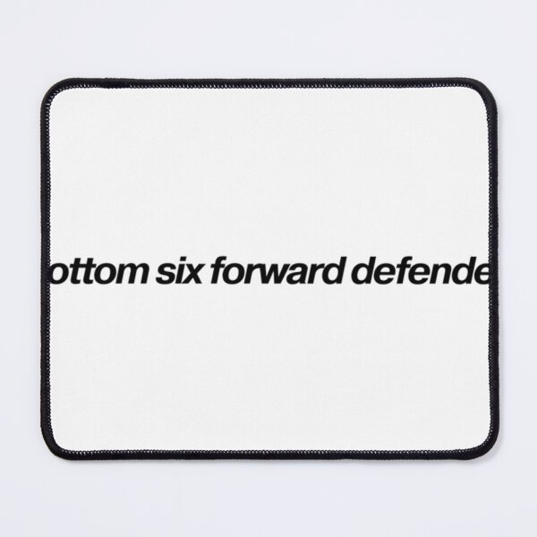 Item preview, Bottom Six Forward Defender Black designed and sold by PatriSzabo.