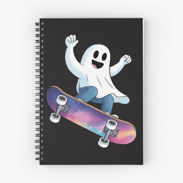 Item preview, Cute Ghost On Skateboard Funny Halloween Skater designed and sold by CraftyCuttable.