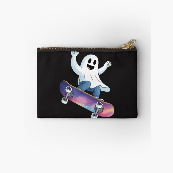 Item preview, Cute Ghost On Skateboard Funny Halloween Skater designed and sold by CraftyCuttable.
