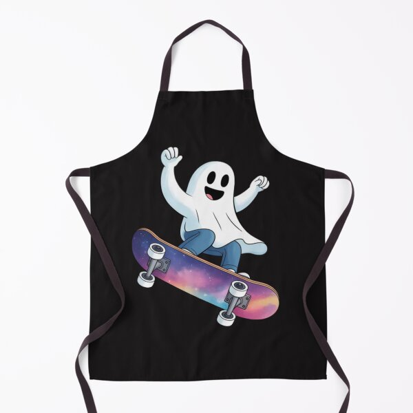 Item preview, Cute Ghost On Skateboard Funny Halloween Skater designed and sold by CraftyCuttable.