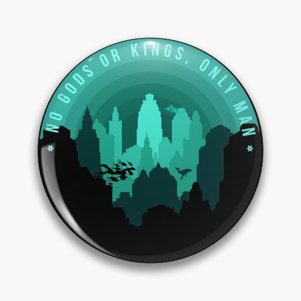 Item preview, No Gods No Kings Only Man - Rapture Bioshock designed and sold by Harry Draws Straws.