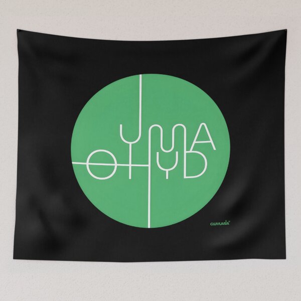 Item preview, Yma O Hyd Green Pitch Typographic Design Classic 		 designed and sold by dqvaouhbby5.
