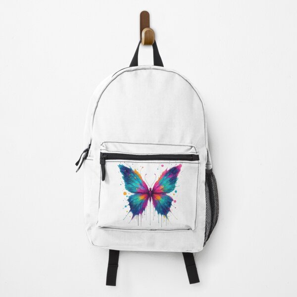 Item preview, Vibrant Watercolor Splatter Butterfly Art designed and sold by ArtfulWeave.