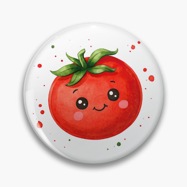 Item preview, Cute Smiling Tomato Character Illustration designed and sold by ArtfulWeave.