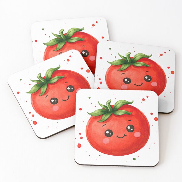 Item preview, Cute Smiling Tomato Character Illustration designed and sold by ArtfulWeave.