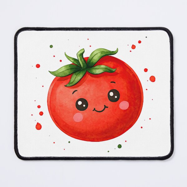 Item preview, Cute Smiling Tomato Character Illustration designed and sold by ArtfulWeave.