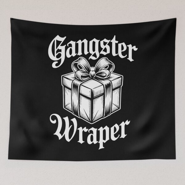 Item preview, Gangster Wrapper Christmas Santa Xmas Holiday designed and sold by PunkNation-Arts.