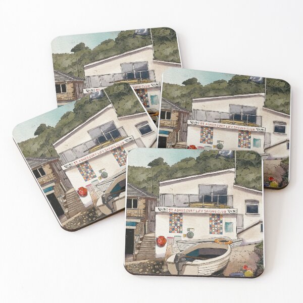 Item preview, St. Agnes Surf Life Saving Club – Cornwall Print  designed and sold by MelissaJamesIll.