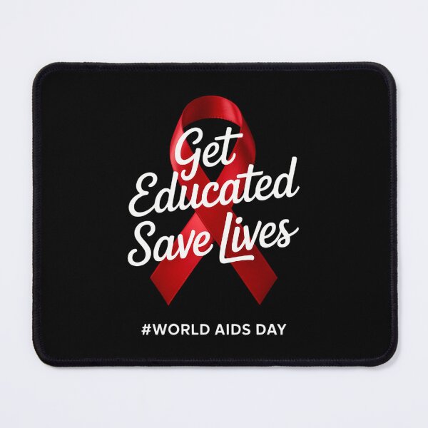 Item preview, Get Educated Save Lives World AIDS Day designed and sold by PunkNation-Arts.