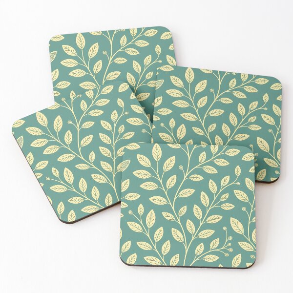 Item preview, Dark Green Theme, Botanical Leaves, Minimalist Modern Stylize, Repeated Texture Pattern (image size 8320x12480) designed and sold by Digital-Davinci.