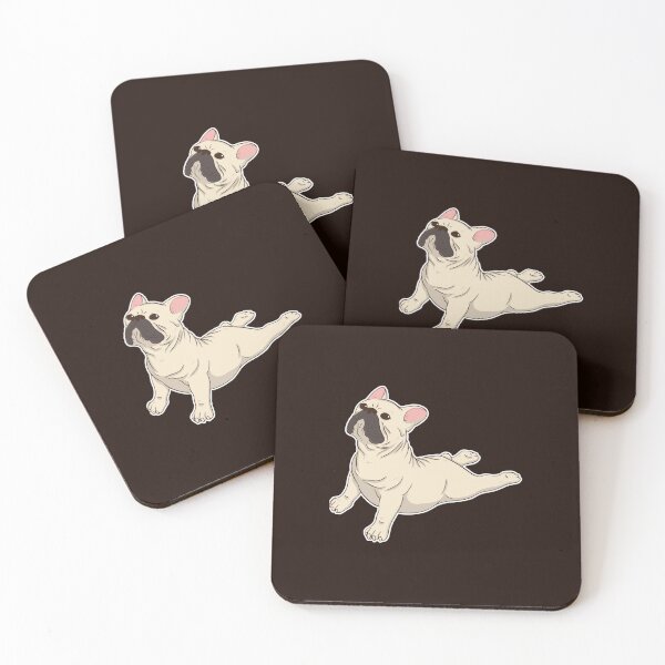 Item preview, French Bulldog Yoga. designed and sold by CopperAndReeds.