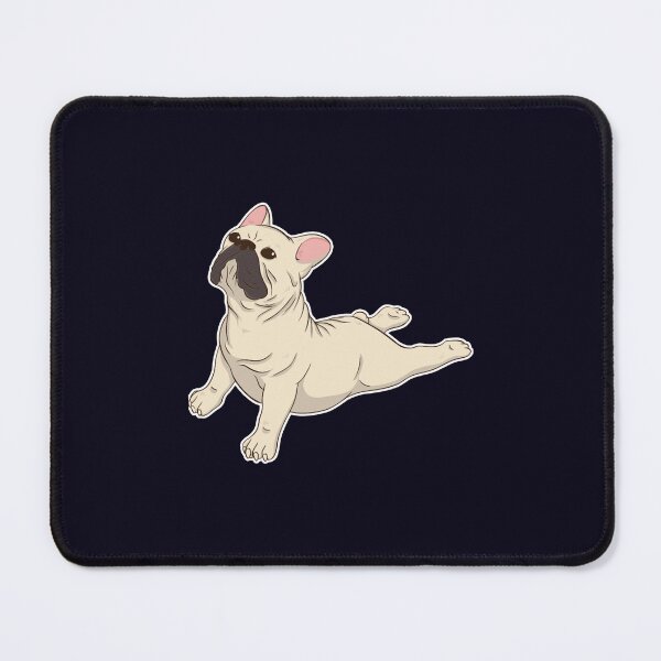 Item preview, French Bulldog Yoga. designed and sold by CopperAndReeds.