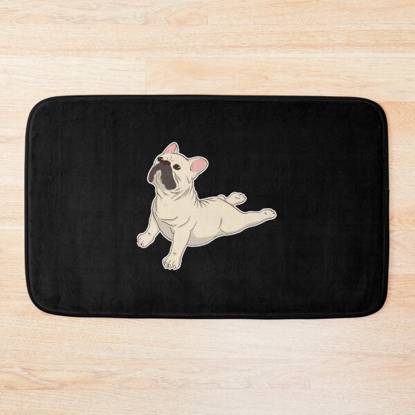 Item preview, French Bulldog Yoga. designed and sold by CopperAndReeds.