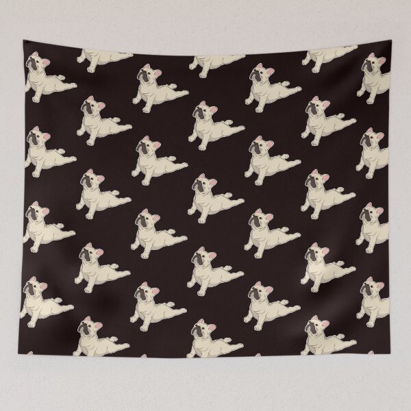 Item preview, French Bulldog Yoga. designed and sold by CopperAndReeds.